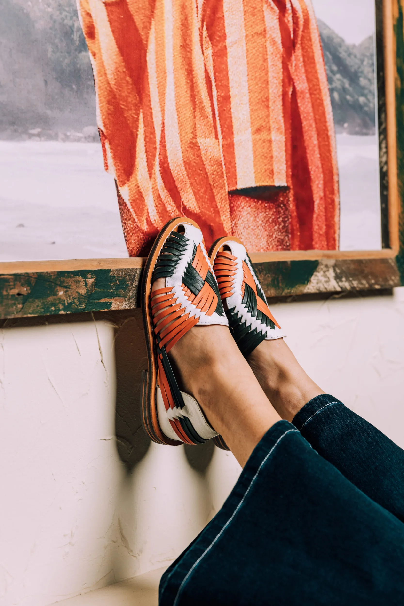 Yuma woven leather espadrilles